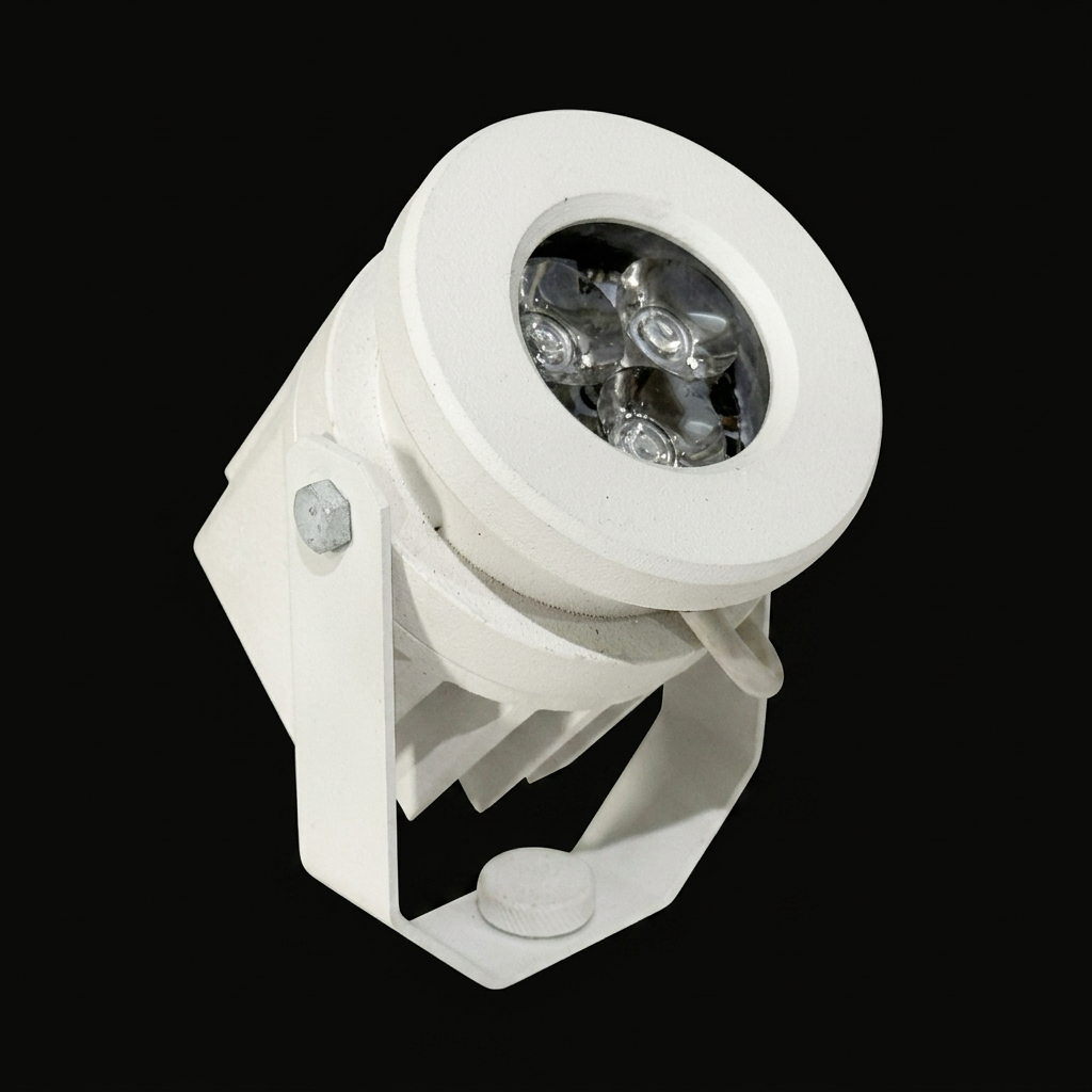 Mini reflektor 3-LED — widok z boku